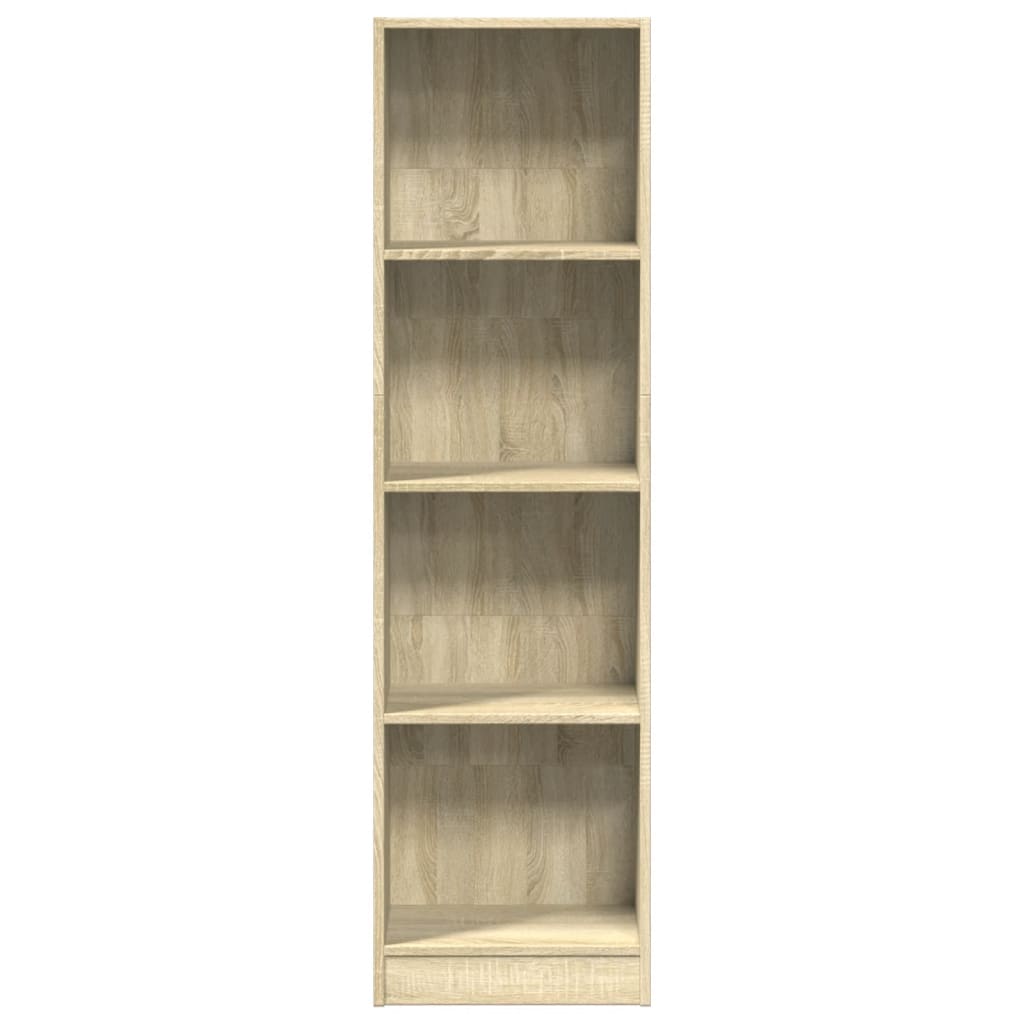 Libreria Rovere Sonoma 40x24x143 cm in Legno Multistrato