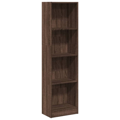 Libreria Rovere Marrone 40x24x143 cm in Legno Multistrato