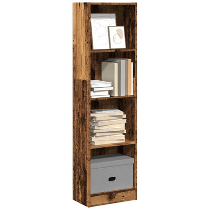 Libreria Legno Antico 40x24x143 cm in Truciolato