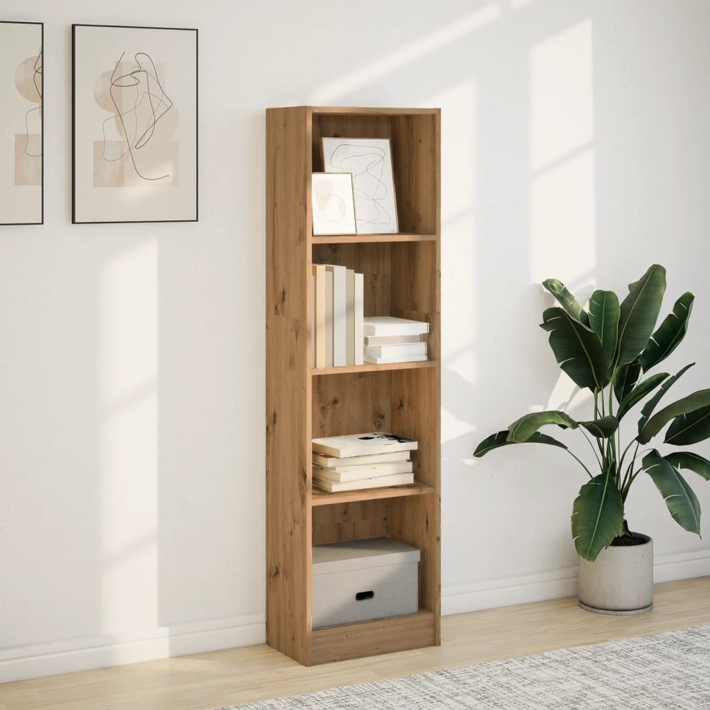 Libreria Rovere Artigianale 40x24x143 cm in Truciolato