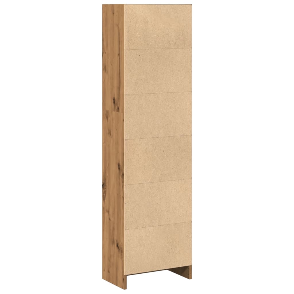 Libreria Rovere Artigianale 40x24x143 cm in Truciolato