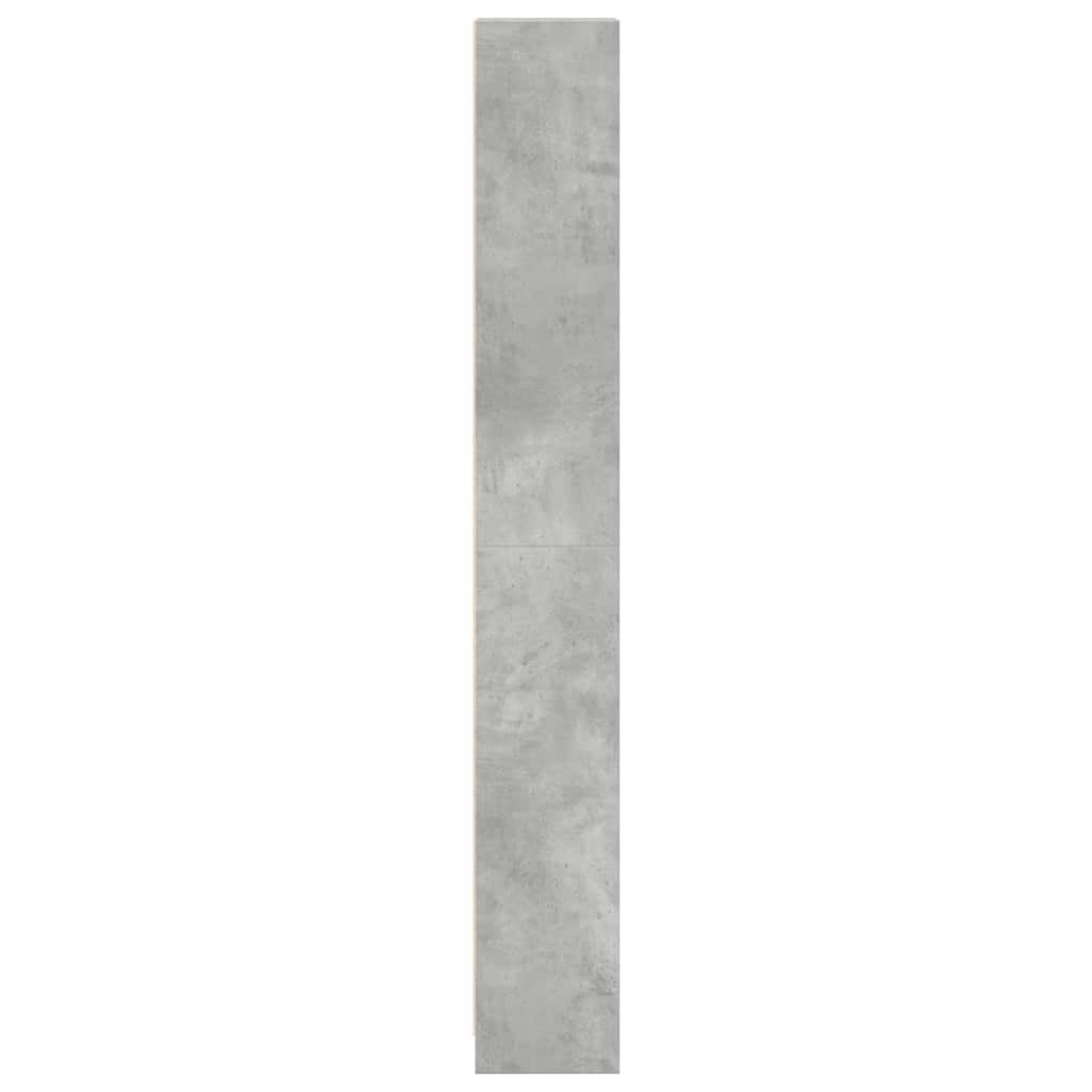 Libreria Grigio Cemento 40x24x176 cm in Legno Multistrato | homemem39