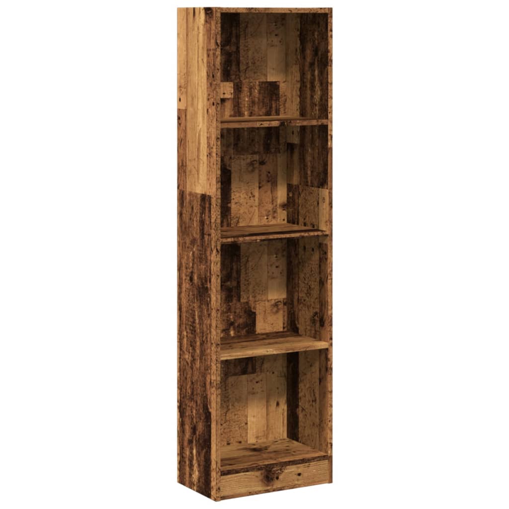 Libreria Legno Antico 40x24x176 cm in Legno Multistrato