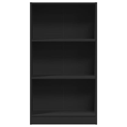 Libreria Nera 60x24x109 cm in Truciolato