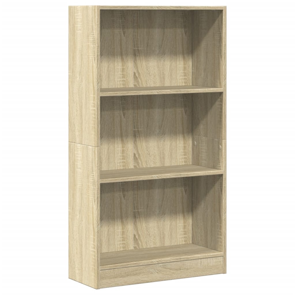 Libreria Rovere Sonoma 60x24x109 cm in Legno Multistrato