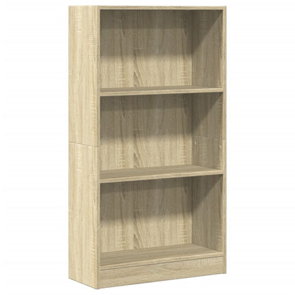 Libreria Rovere Sonoma 60x24x109 cm in Legno Multistrato