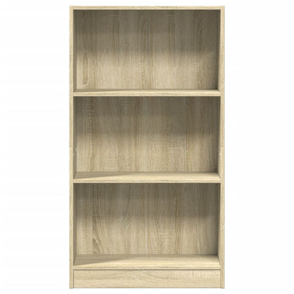 Libreria Rovere Sonoma 60x24x109 cm in Legno Multistrato