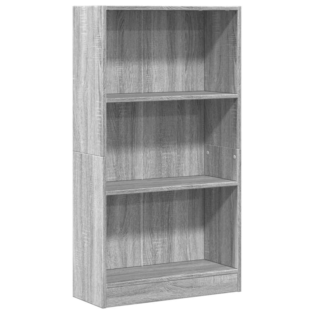 Libreria Grigio Sonoma 60x24x109 cm in Truciolato