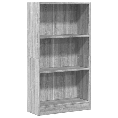 Libreria Grigio Sonoma 60x24x109 cm in Truciolato