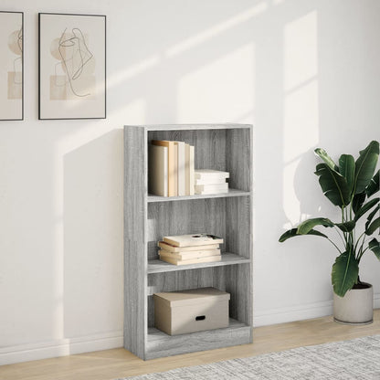 Libreria Grigio Sonoma 60x24x109 cm in Truciolato