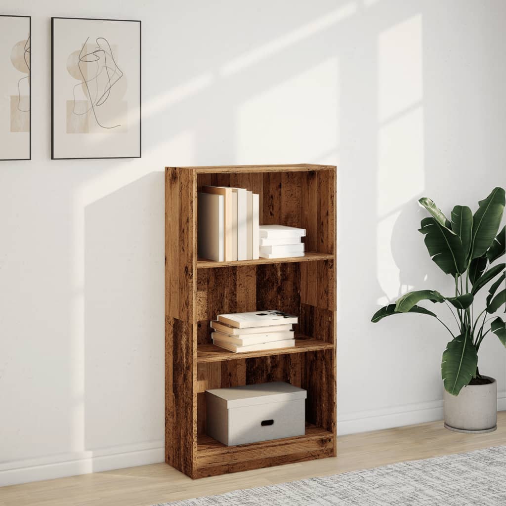 Libreria Legno Antico 60x24x109 cm in Truciolato