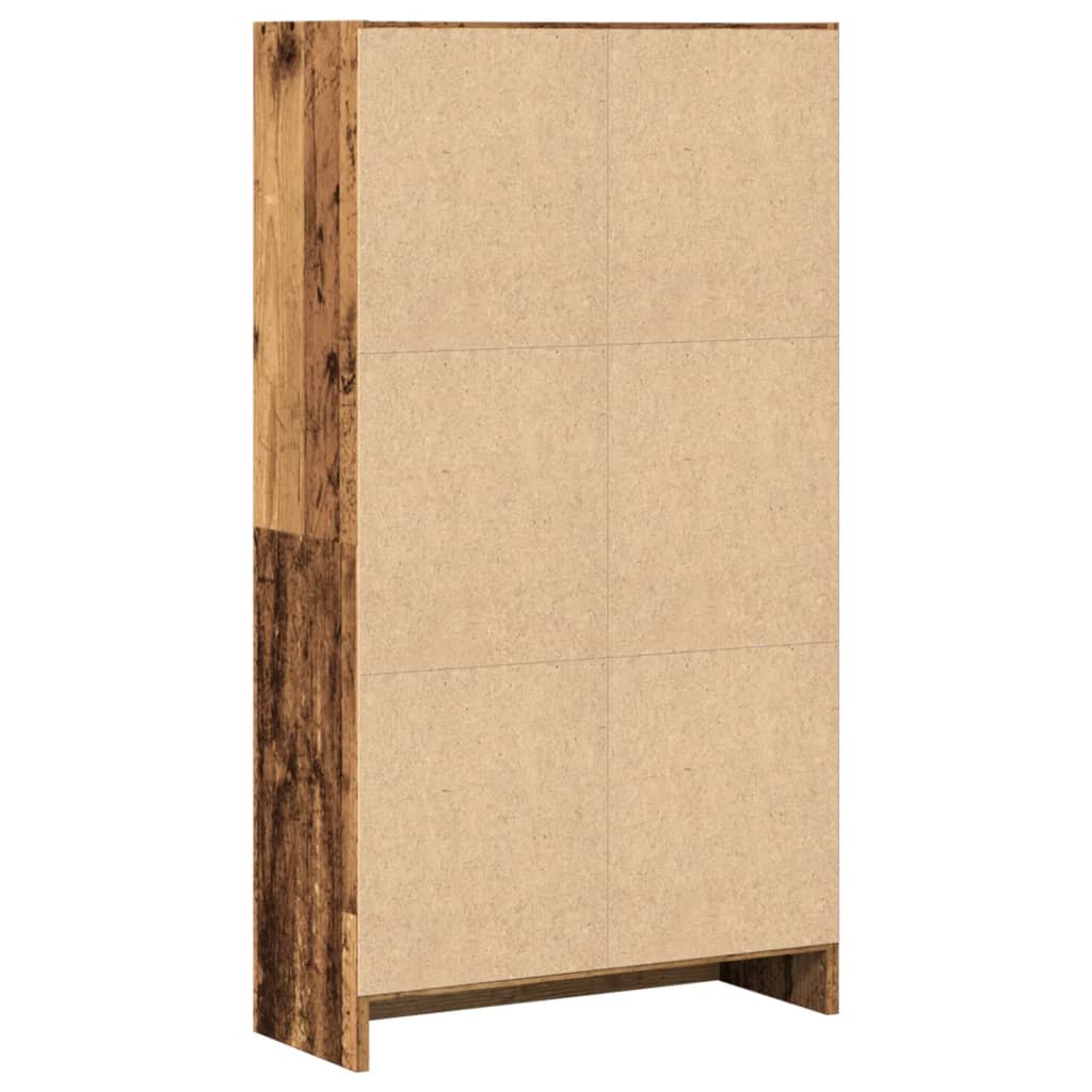 Libreria Legno Antico 60x24x109 cm in Truciolato