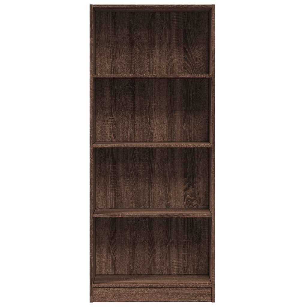 Libreria Rovere Marrone 60x24x143 cm in Legno Multistrato