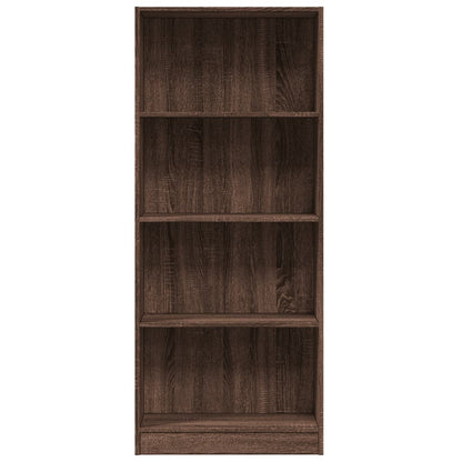 Libreria Rovere Marrone 60x24x143 cm in Legno Multistrato