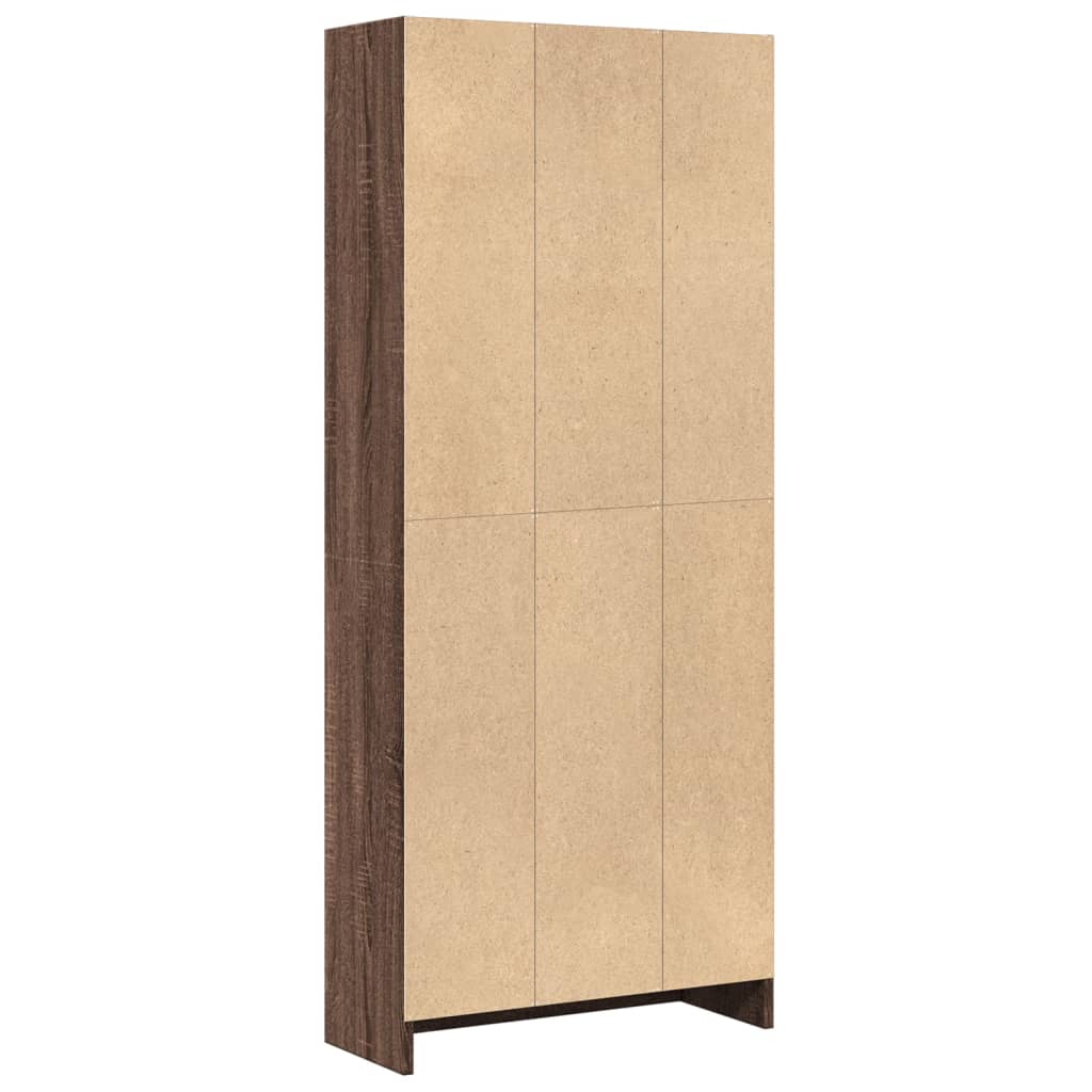 Libreria Rovere Marrone 60x24x143 cm in Legno Multistrato