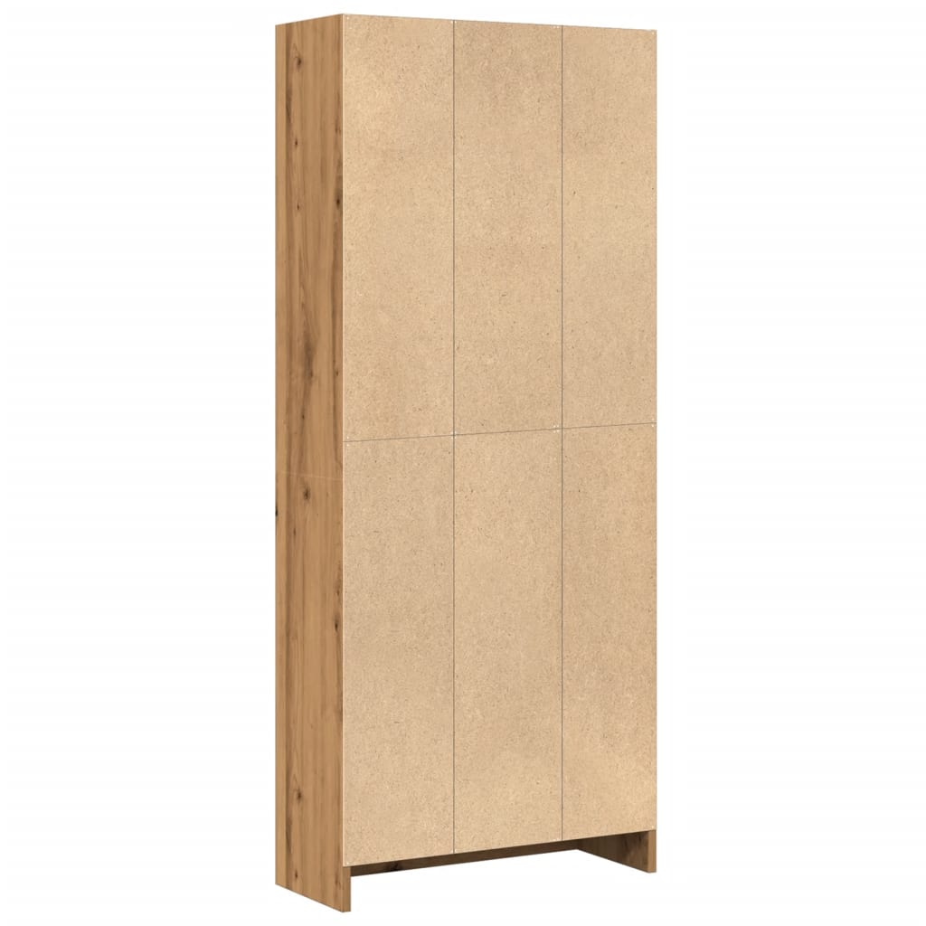 Libreria Rovere Artigianale 60x24x143 cm in Legno Multistrato