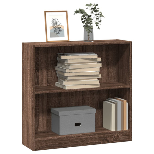 Libreria Rovere Marrone 80x24x76 cm in Legno Multistrato