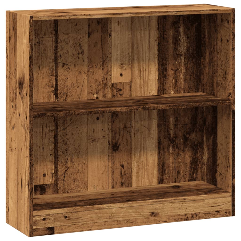 Libreria Legno Antico 80x24x76 cm in Legno Multistrato