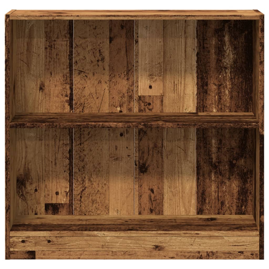 Libreria Legno Antico 80x24x76 cm in Legno Multistrato