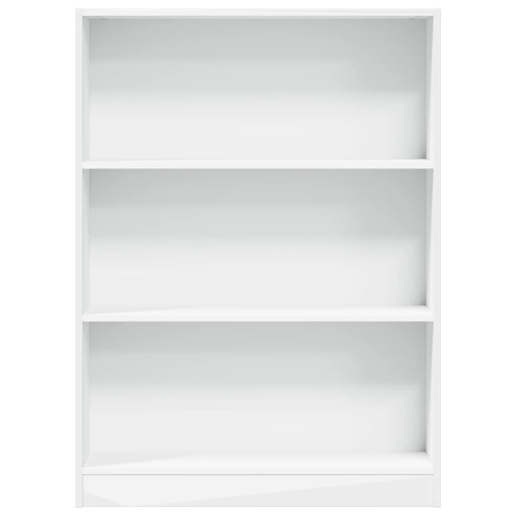 Libreria Bianca 80x24x109 cm in Legno Multistrato