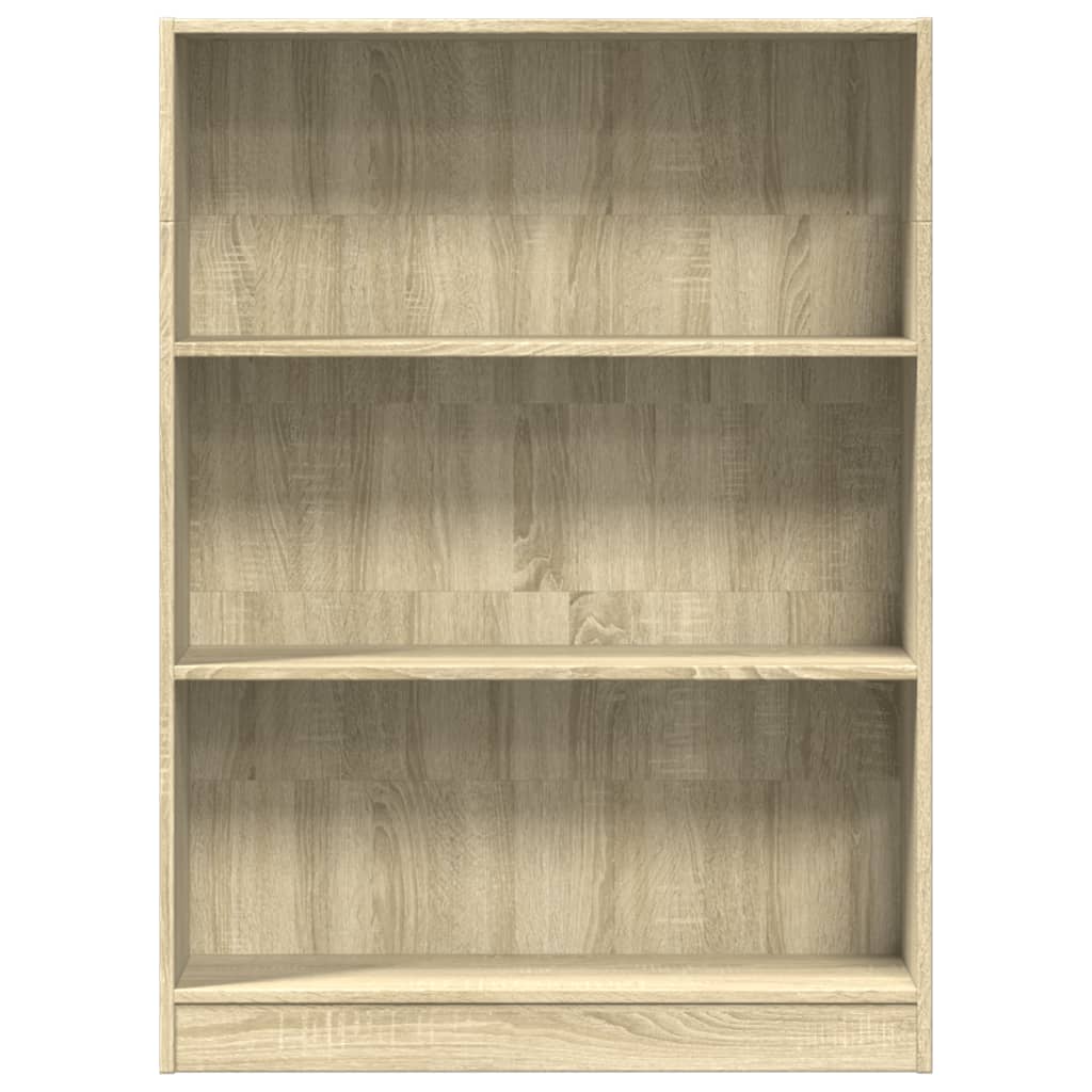 Libreria Rovere Sonoma 80x24x109 cm in Legno Multistrato