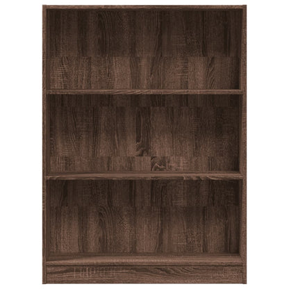 Libreria Rovere Marrone 80x24x109 cm in Legno Multistrato