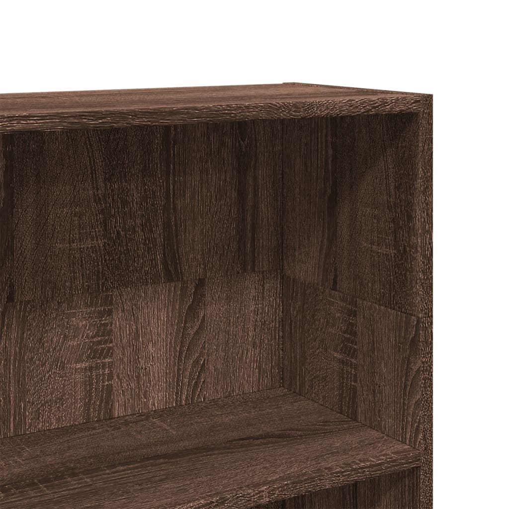 Libreria Rovere Marrone 80x24x109 cm in Legno Multistrato