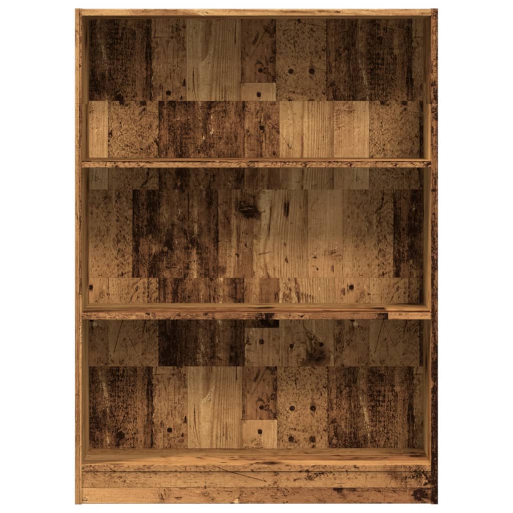 Libreria Legno Antico 80x24x109 cm in Legno Multistrato