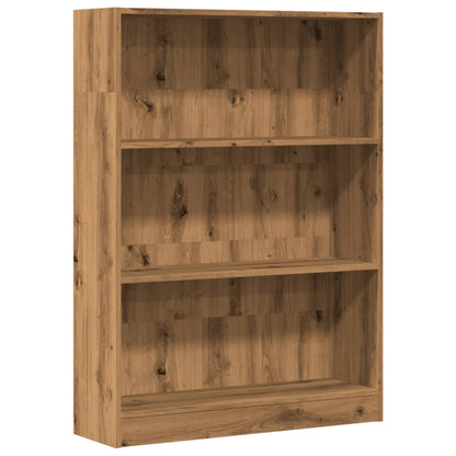 Libreria Rovere Artigianale 80x24x109 cm in Legno Multistrato