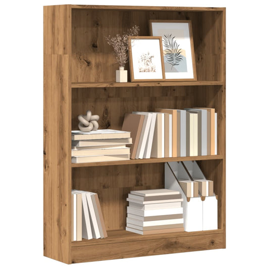 Libreria Rovere Artigianale 80x24x109 cm in Legno Multistrato