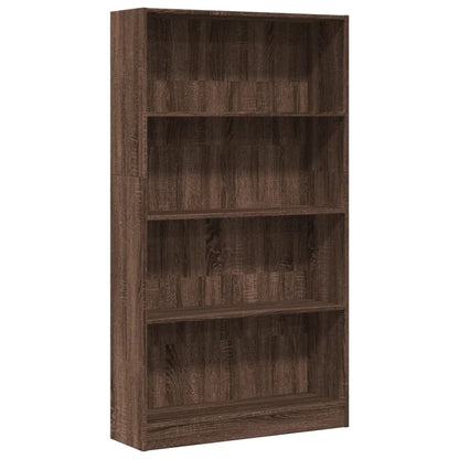 Libreria Rovere Marrone 80x24x143 cm in Legno Multistrato