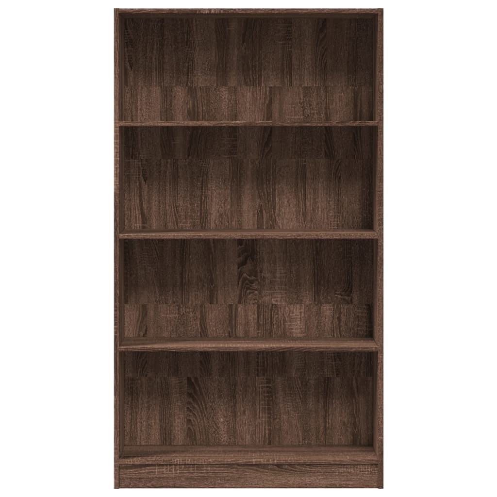 Libreria Rovere Marrone 80x24x143 cm in Legno Multistrato