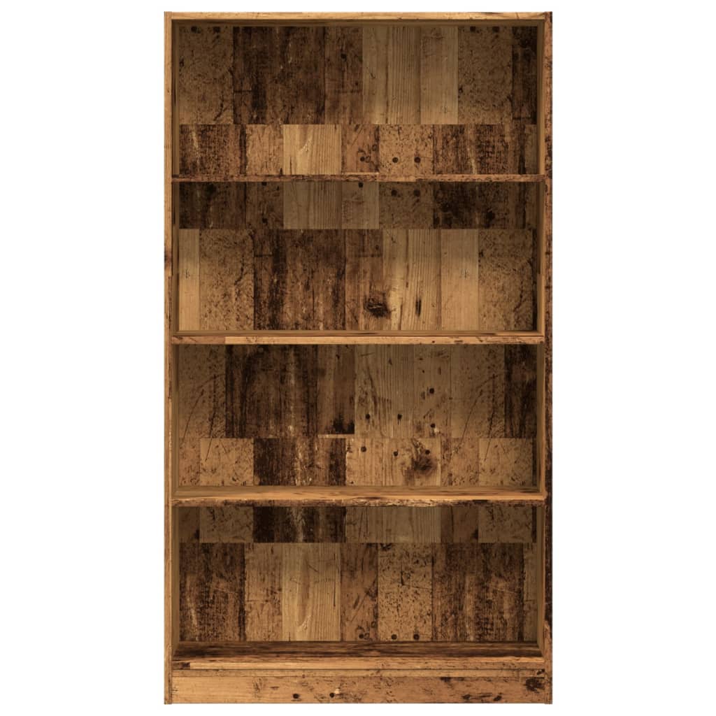 Libreria Legno Antico 80x24x143 cm in Legno Multistrato