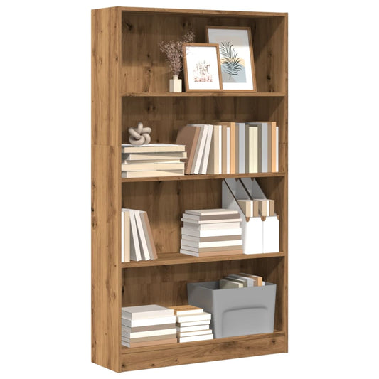 Libreria Rovere Artigianale 80x24x143 cm in Legno Multistrato