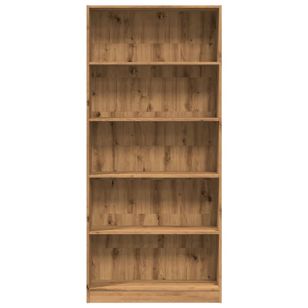 Libreria Rovere Artigianale 80x24x176 cm in Legno Multistrato | homemem39