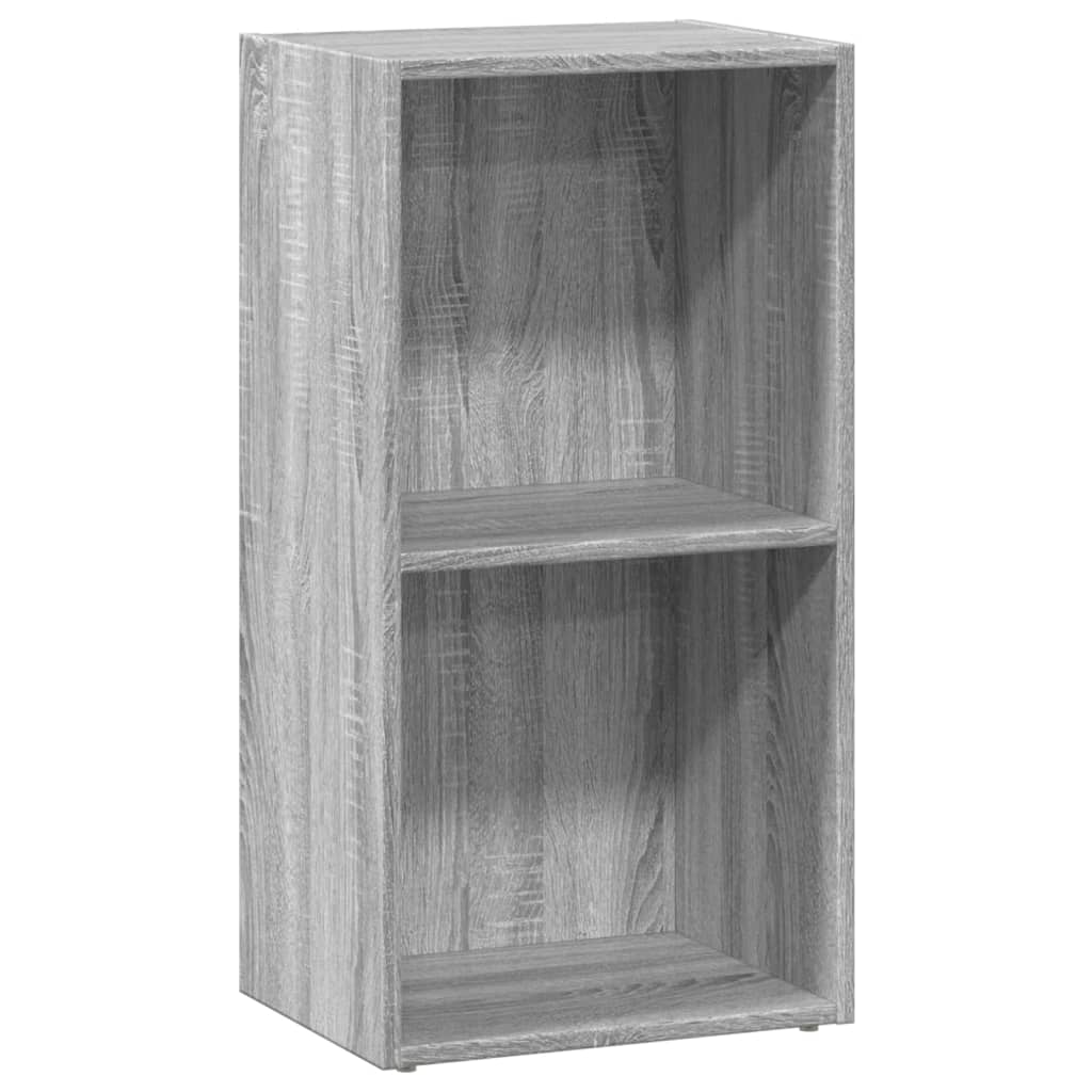 Libreria Grigio Sonoma 40x30x77 cm in Legno Multistrato