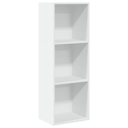 Libreria Bianca 40x30x114 cm in Legno Multistrato