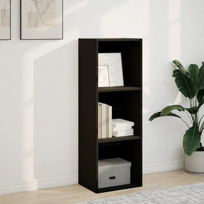 Libreria Nera 40x30x114 cm in Legno Multistrato