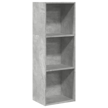 Libreria Grigio Cemento 40x30x114 cm in Legno Multistrato