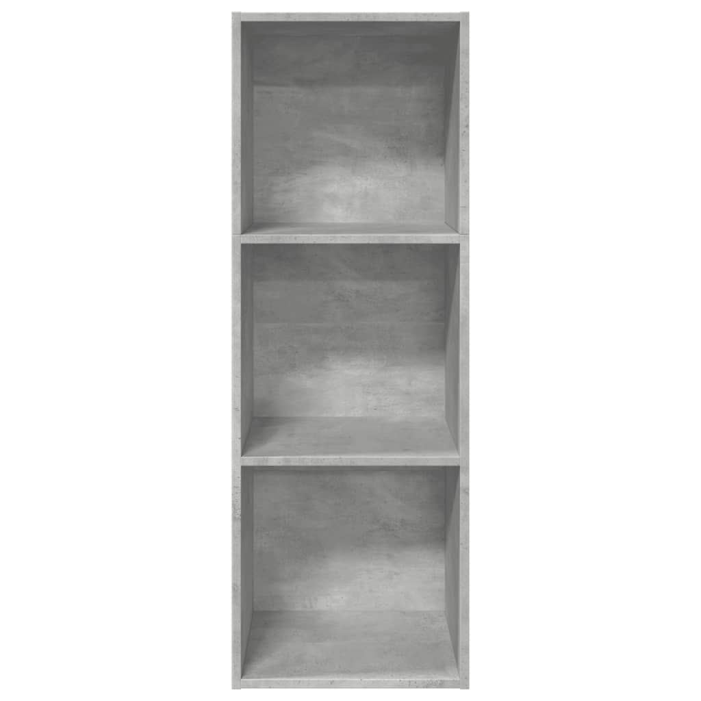 Libreria Grigio Cemento 40x30x114 cm in Legno Multistrato