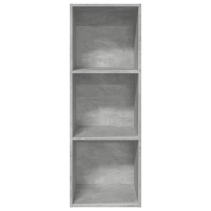 Libreria Grigio Cemento 40x30x114 cm in Legno Multistrato