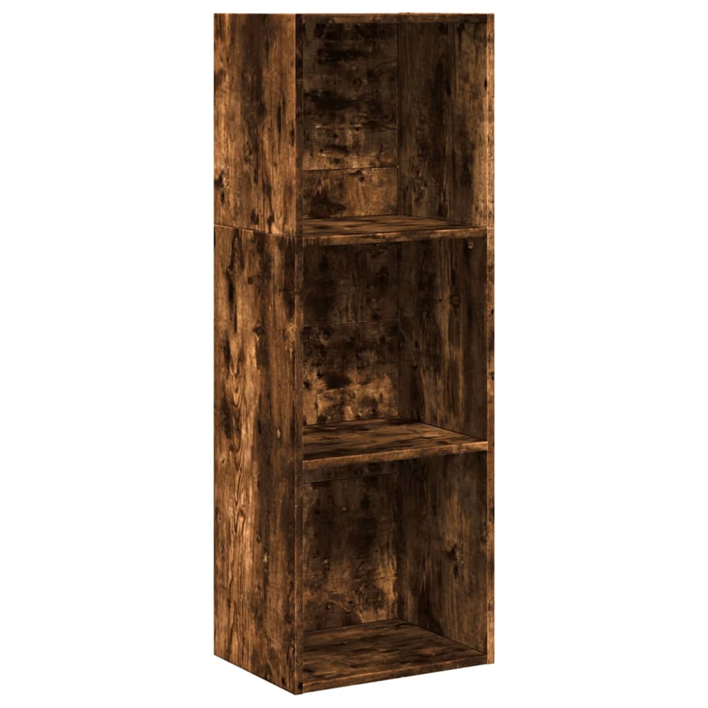 Libreria Rovere Fumo 40x30x114 cm in Legno Multistrato