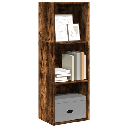 Libreria Rovere Fumo 40x30x114 cm in Legno Multistrato