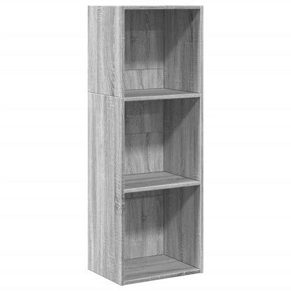 Libreria Grigio Sonoma 40x30x114 cm in Legno Multistrato