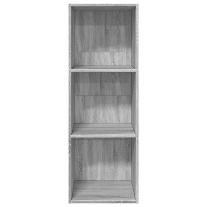 Libreria Grigio Sonoma 40x30x114 cm in Legno Multistrato