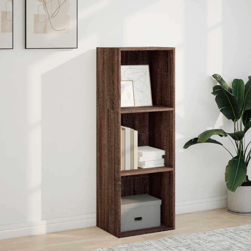 Libreria Rovere Marrone 40x30x114 cm in Legno Multistrato