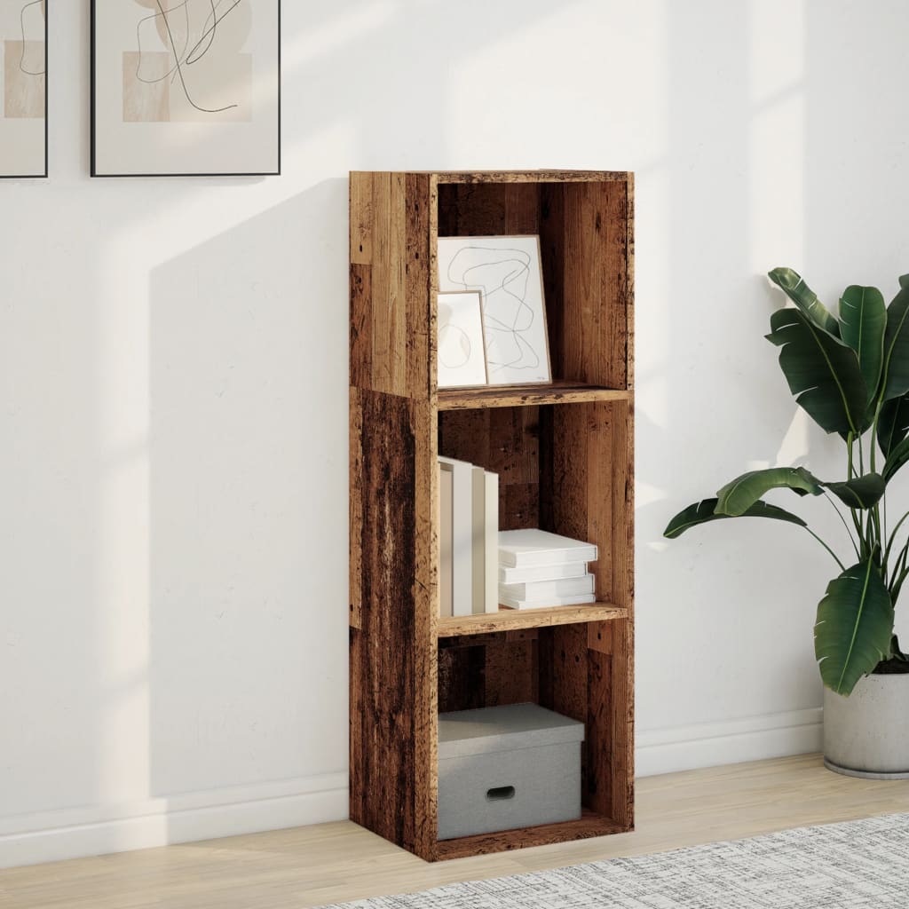 Libreria Legno Antico 40x30x114 cm in Legno Multistrato