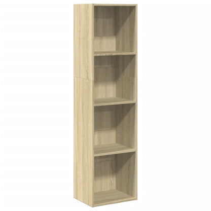 Libreria Rovere Sonoma 40x30x152 cm in Legno Multistrato