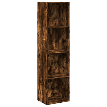 Libreria Rovere Fumo 40x30x152 cm in Legno Multistrato