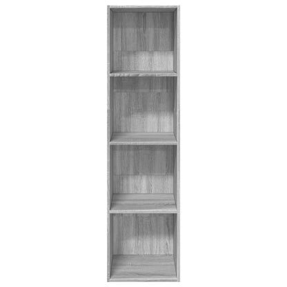 Libreria Grigio Sonoma 40x30x152 cm in Legno Multistrato